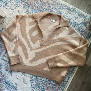 Storia Zebra Print Sweater